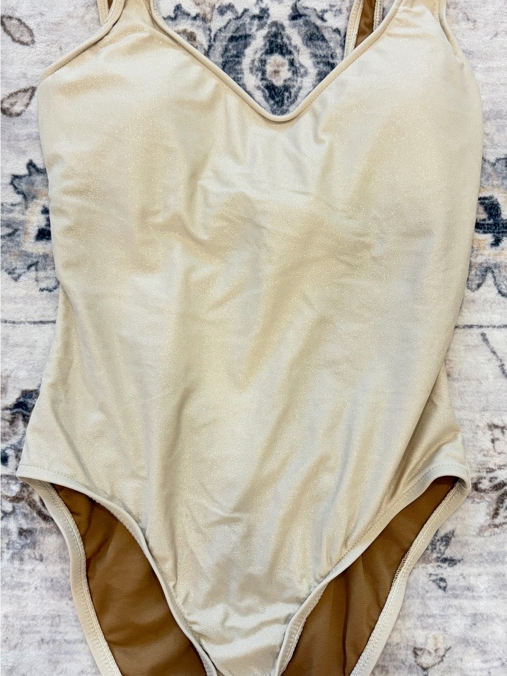 Moschino Cream One-Piece swimsuit